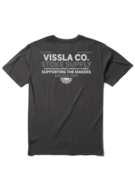 Stoke Supply Short Sleeve Pocket Tee sold by VISSLA