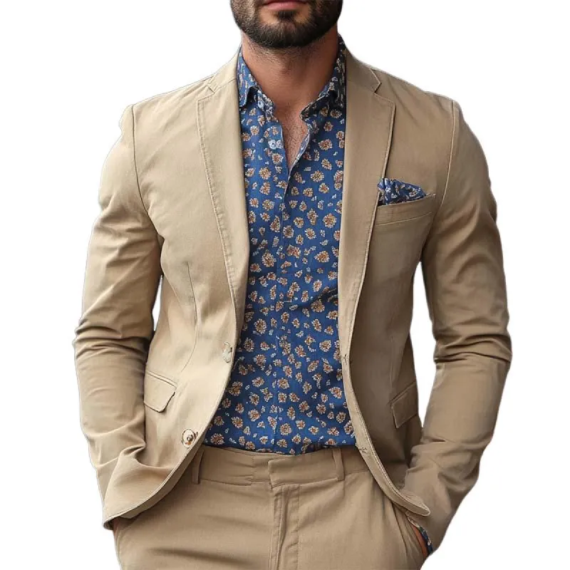Men's Classic Casual Single Breasted Slim Fit Blazer 54266870K sold by Manly