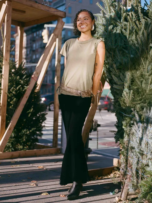 Betsy Train Skirt - Black sold by Dana Foley NYC