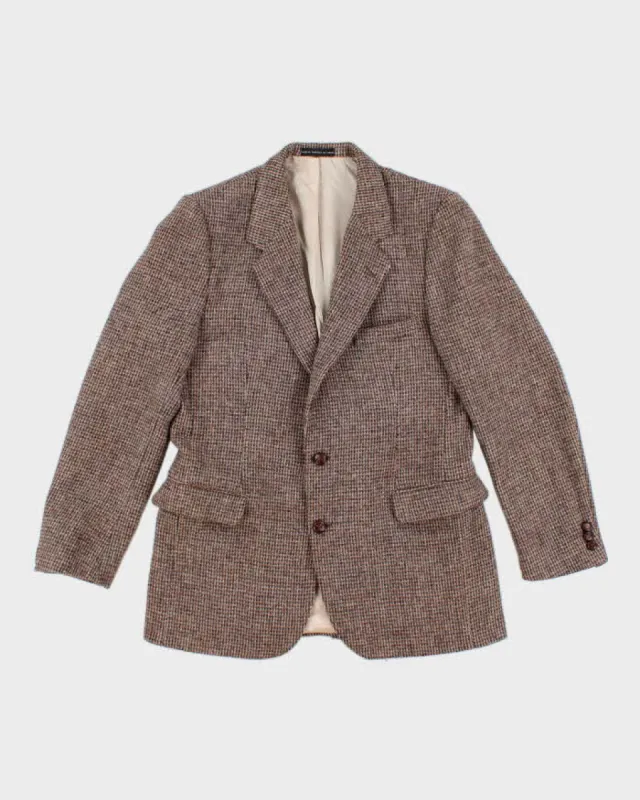 Men's Brown Harris Tweed Blazer - M sold by Rokit