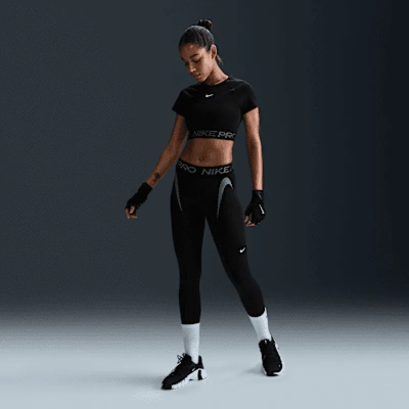Nike Pro Women's Mid-Rise 7/8 Graphic Leggings sold by Nike