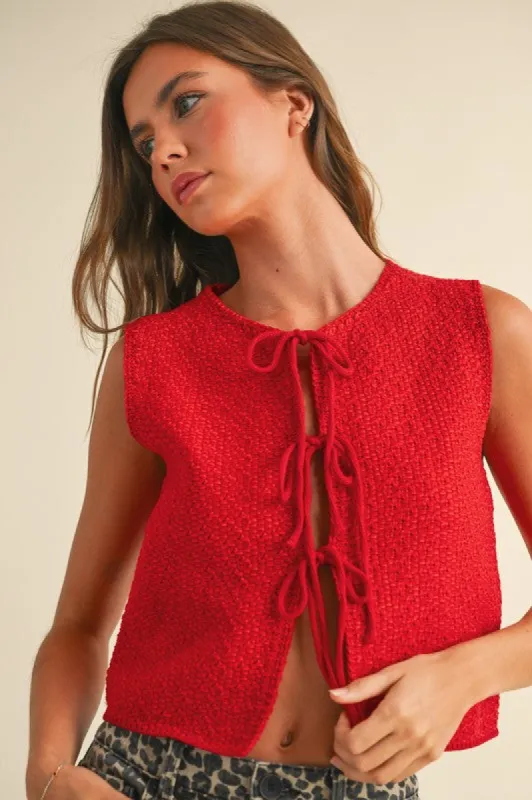 Knitted Tied Cardigan sold by U-NI-TY
