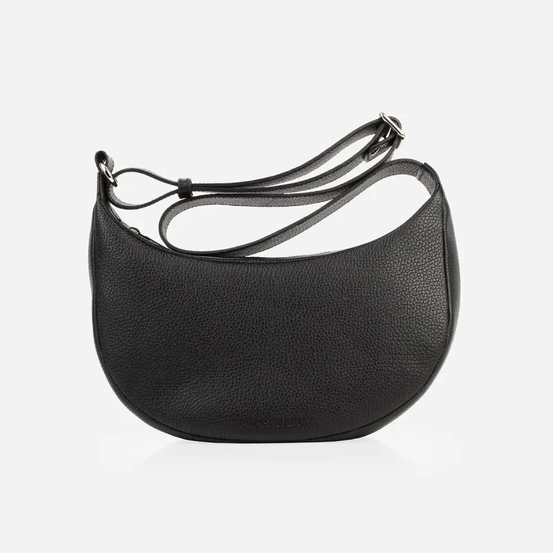 The Arc Crossbody Bag Black sold by Poppy Barley