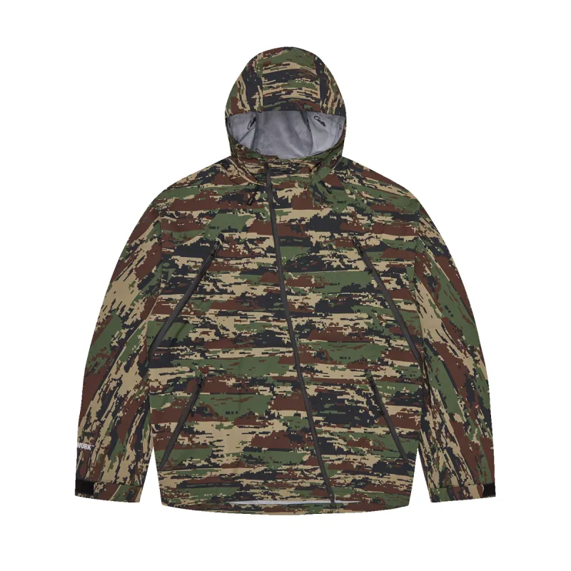 ELITEWORK™ WATERPROOF SHELL JACKET V2 [DIGI CAMO] sold by Corteiz