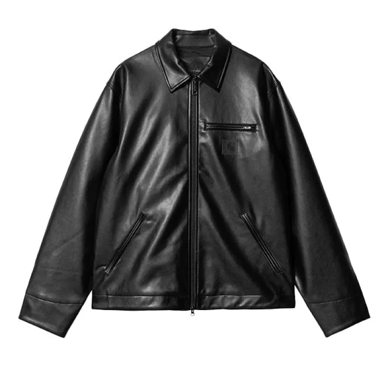 Carhartt WIP Detroit Jacket Polyurethane Viscose Black sold by Kong