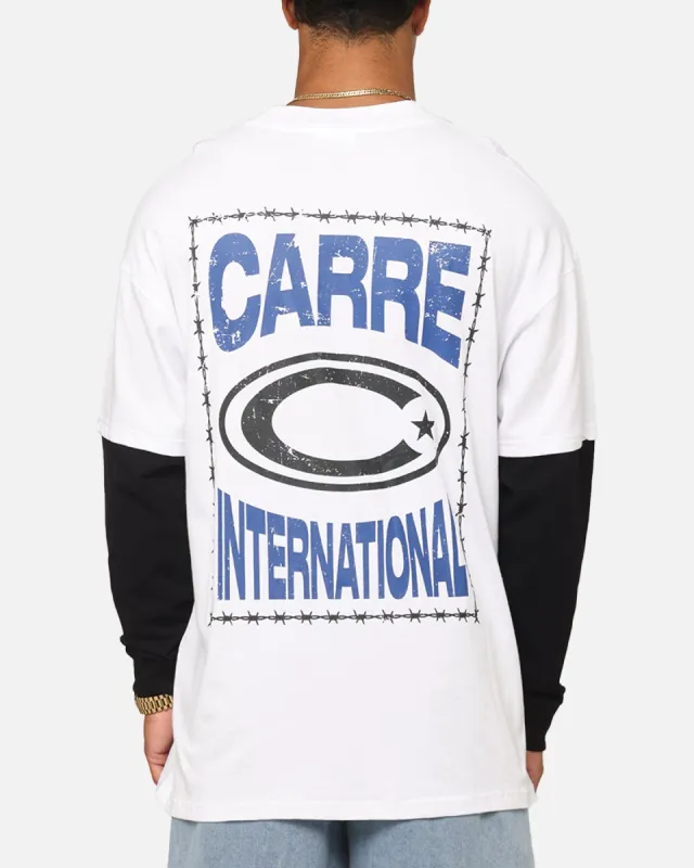 Carre C-Star Long Sleeve T-Shirt White/Black sold by Culture Kings