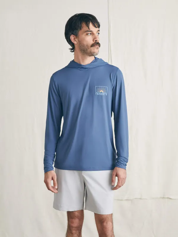 Shorelite Tech Hoodie - Breaker Blue sold by Faherty