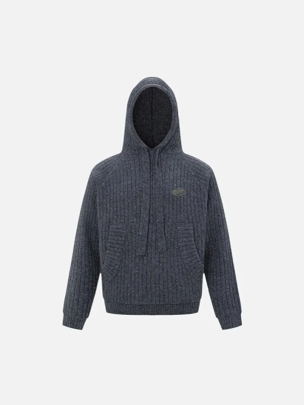 Aelfric Eden Cropped Knit Hoodie sold by Aelfric Eden