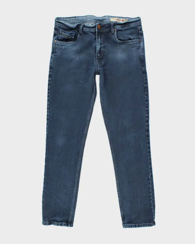 Vintage Y2K Diesel Straight Leg Dark Wash Jeans - W32 L30 sold by Rokit