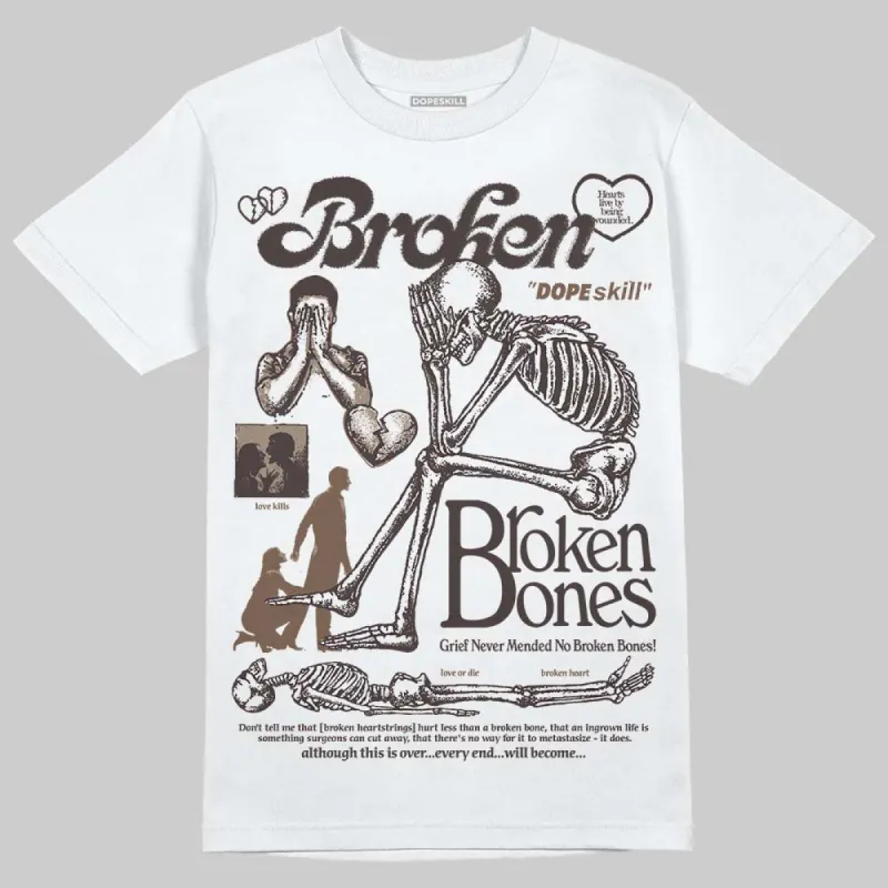 Baroque Brown 12s DopeSkill T-Shirt Broken Bones Graphic sold by DopeSkill