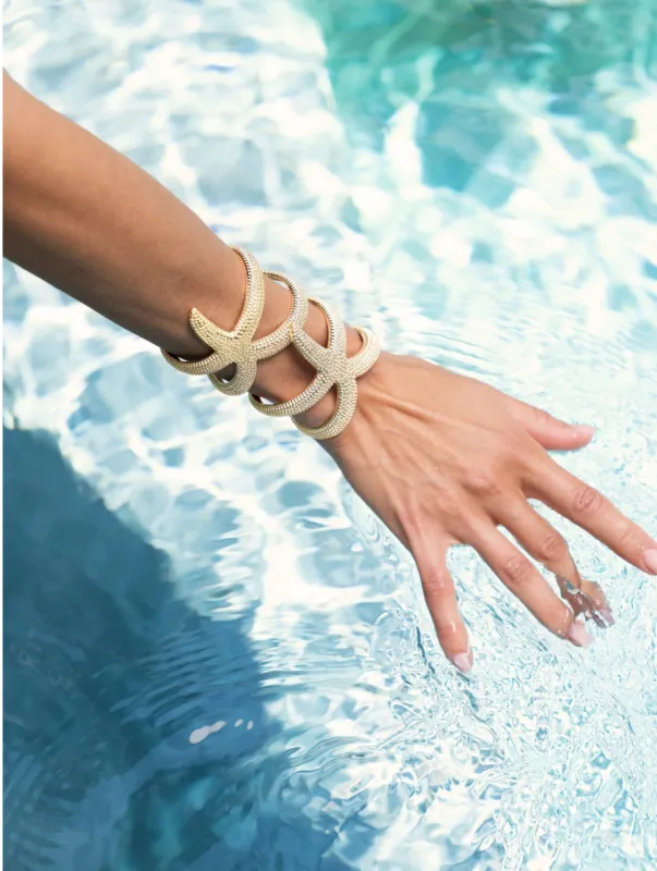 NEW!! Starfish Hug Cuff sold by Glitzy Bella