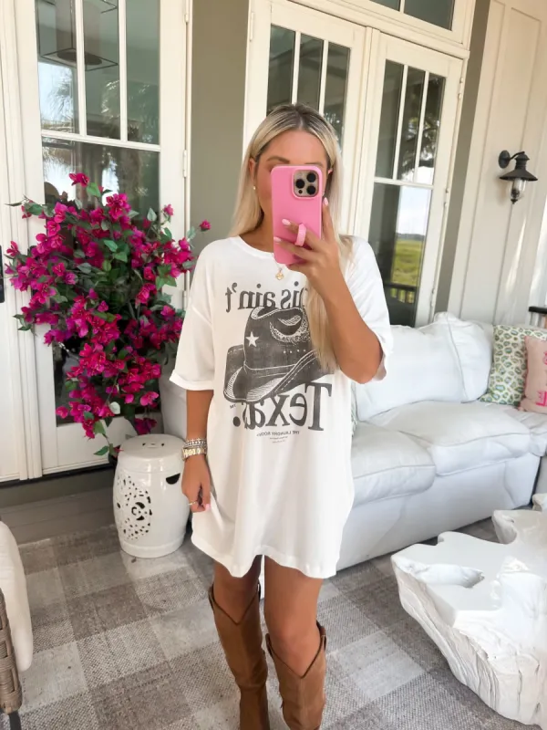 BEST SELLER!! This Aint Texas Oversized Tee sold by Glitzy Bella