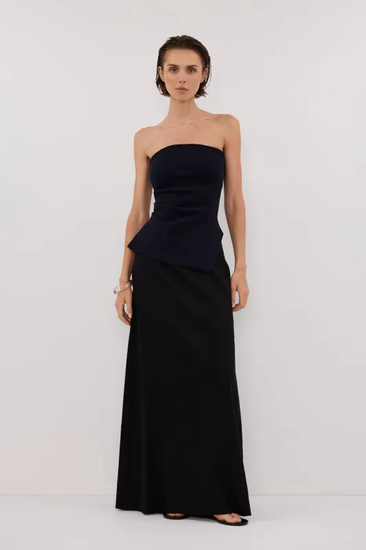 BRAX BLACK MIDI SKIRT sold by Dissh