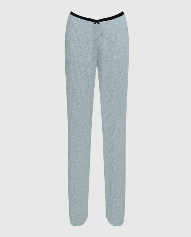 Ribbed Pajama Pant with V-Waist sold by La SENZA