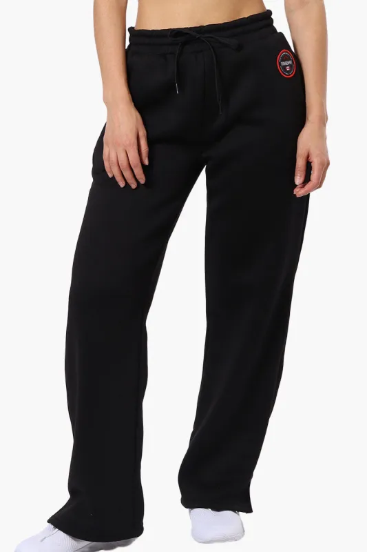 Fahrenheit Tie Waist Basic Sweatpants - Black sold by Fairweather