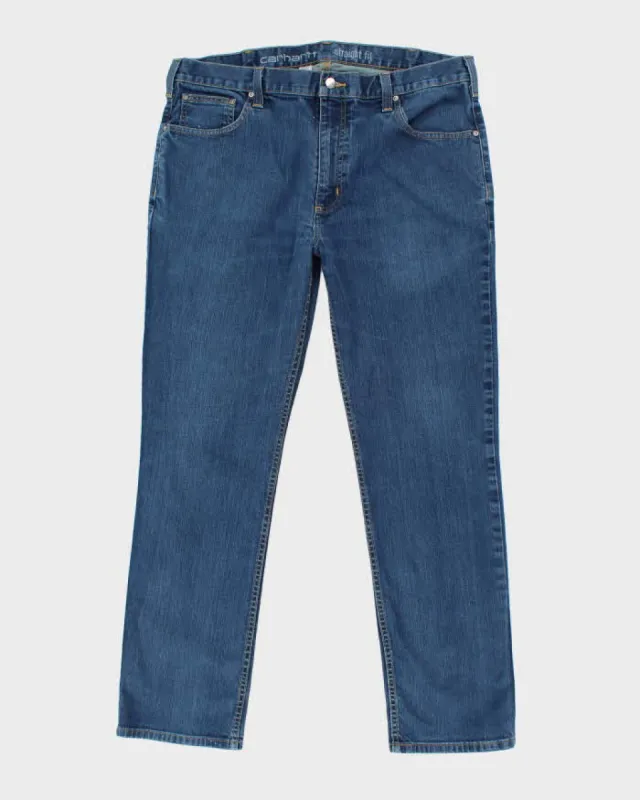 Vintage 90's Carhartt Straight Fit Dark Wash Denim Jeans - W36 L30 sold by Rokit