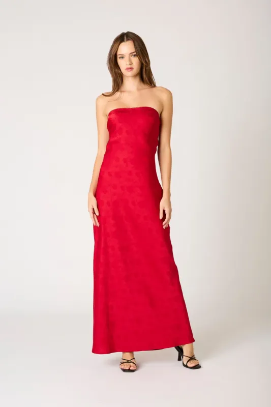 Strapless Open Cowl Back Gown sold by Cotton Candy LA