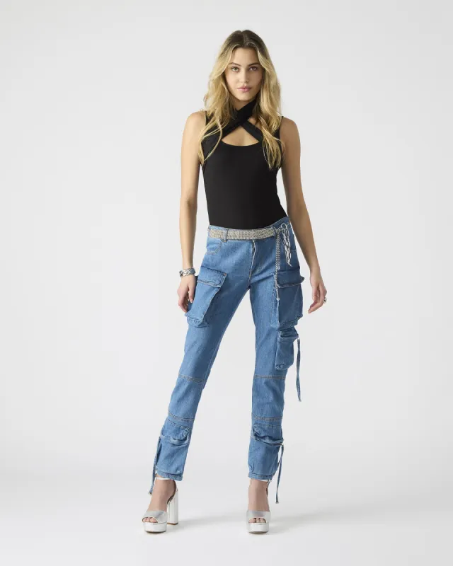 SKINNY DUO DENIM PANT sold by Steve Madden