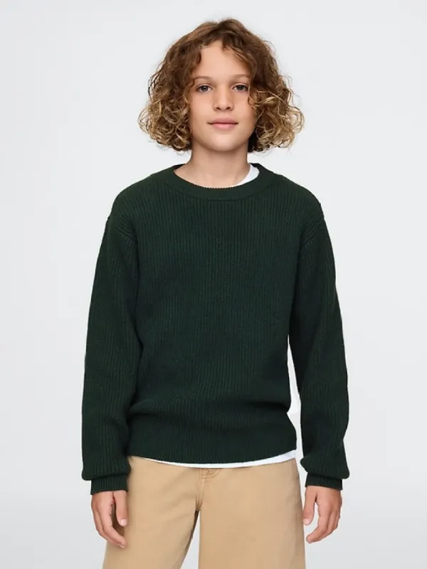 CashSoft Rib Crewneck Sweater sold by GAP