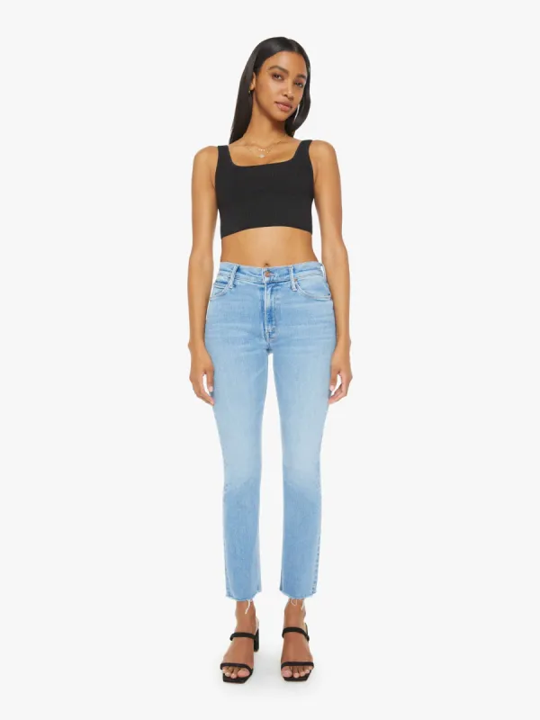 The Mid Rise Dazzler Ankle Fray - Blessing In Disguise sold by MOTHER