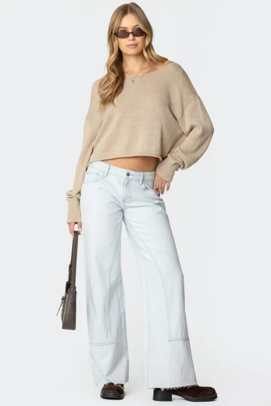 Savanna Low Rise Jeans sold by Edikted