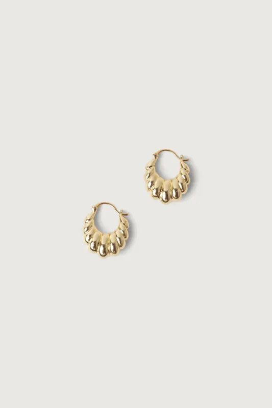 CROISSANT HUGGIE EARRINGS sold by OAK AND FORT