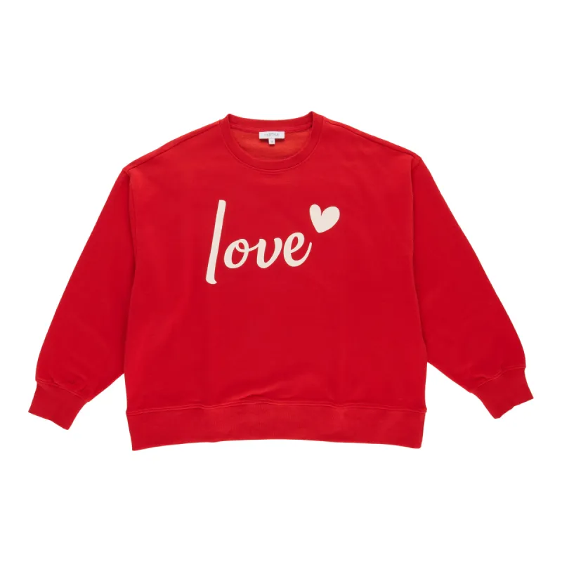 mySTYLE Women's Plus Crew Neck Valentine's Sweater sold by Giant Tiger