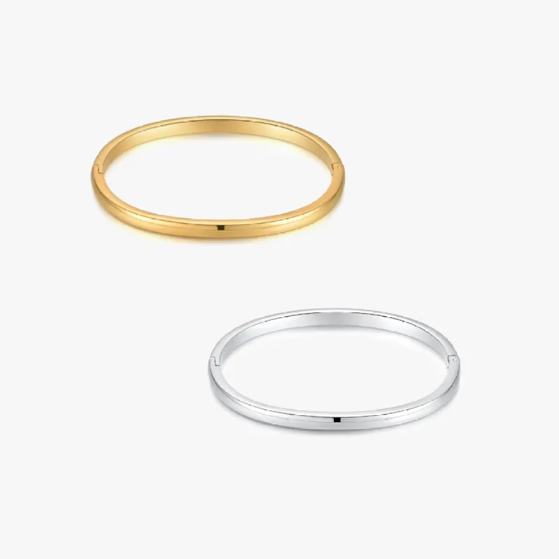 Simple Stacker Cuff Bangle Bracelet sold by Flaire & Co.