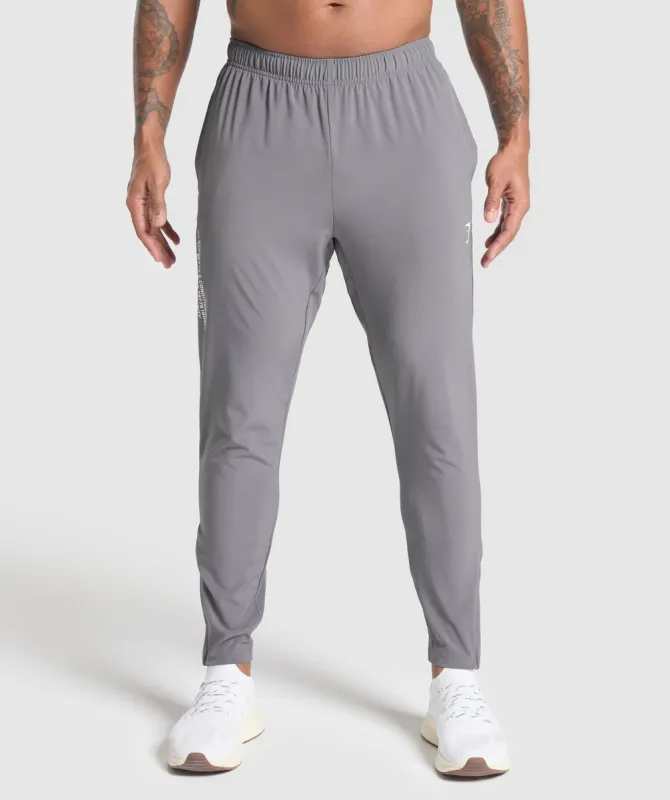 Gymshark Fitness Apparel Woven Joggers - Brushed Grey sold by Gymshark