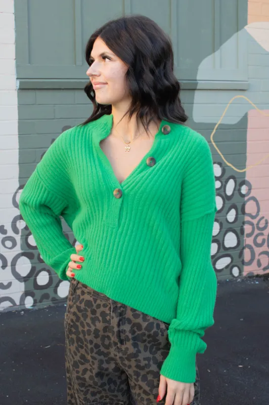 Cocoa Henley, Rolling Hills | Free People sold by North & Main Clothing Company