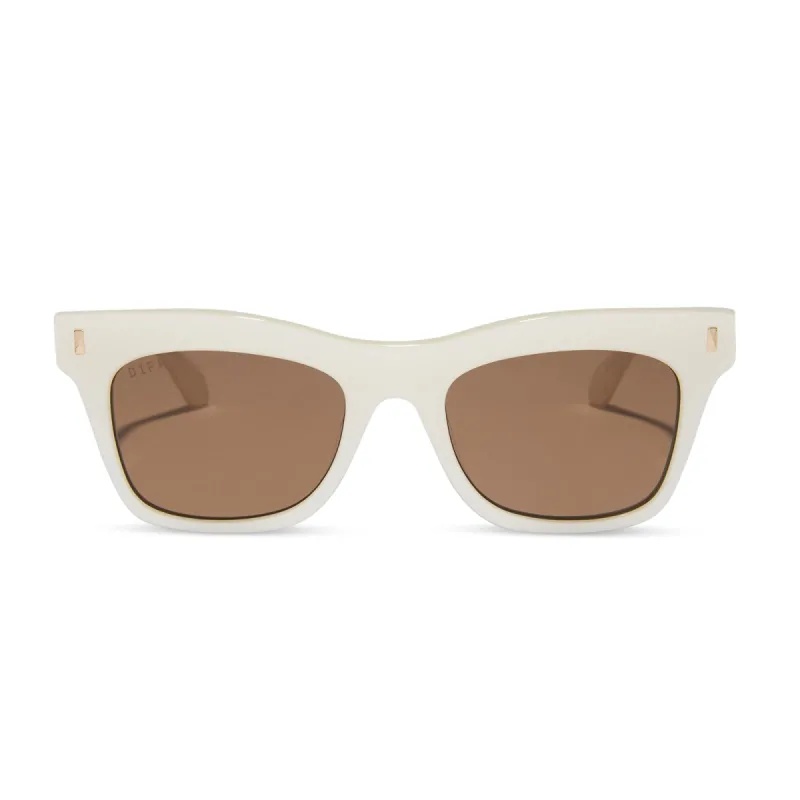 BRADLEY - OPALINE + BROWN SUNGLASSES sold by Diff Eyewear