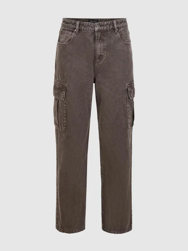 Flap Pocket Denim Jeans sold by Urban Revivo