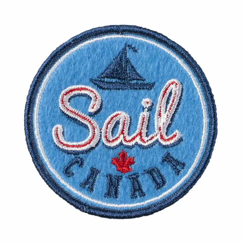 Sail Canada Iron On Patch sold by Black Maple Trading