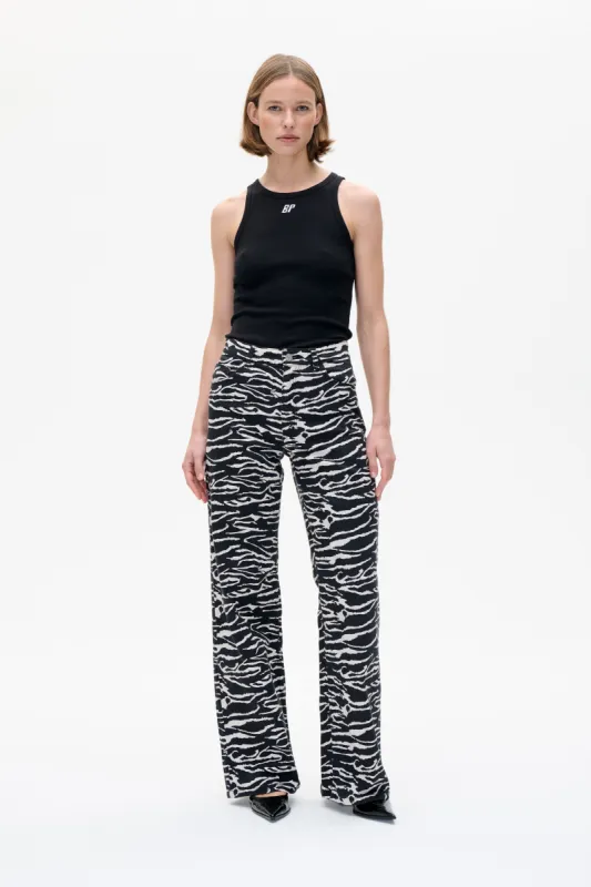 NICETTE PANTS | Black Whisper Zebra sold by Baum und Pferdgarten