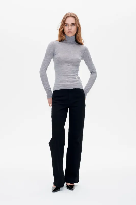 CORENNA SWEATER | Grey Melange sold by Baum und Pferdgarten