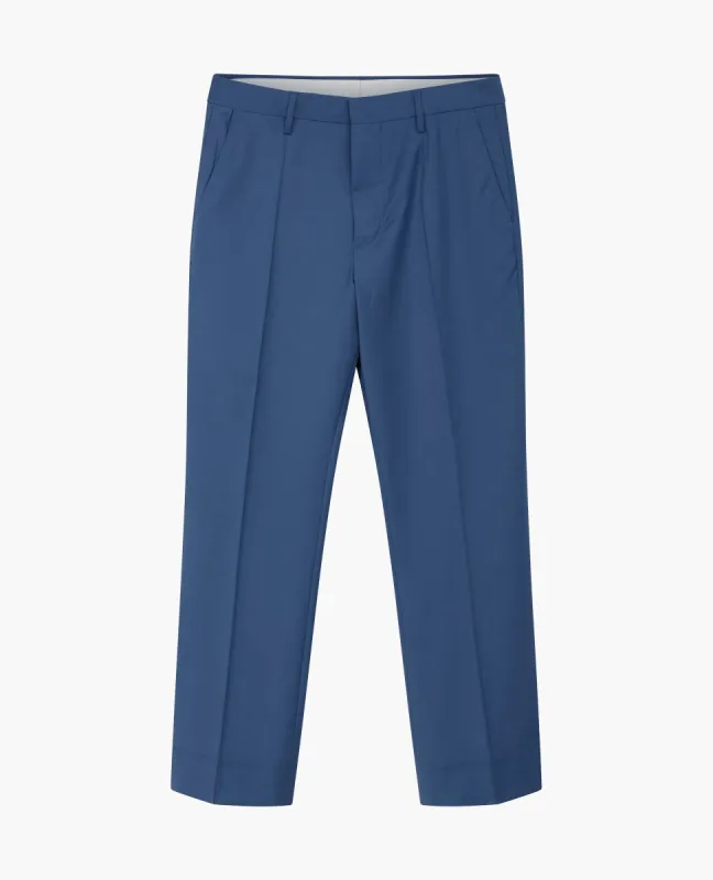 SHARP TROUSERS WOOL . BLUE sold by Sunflower