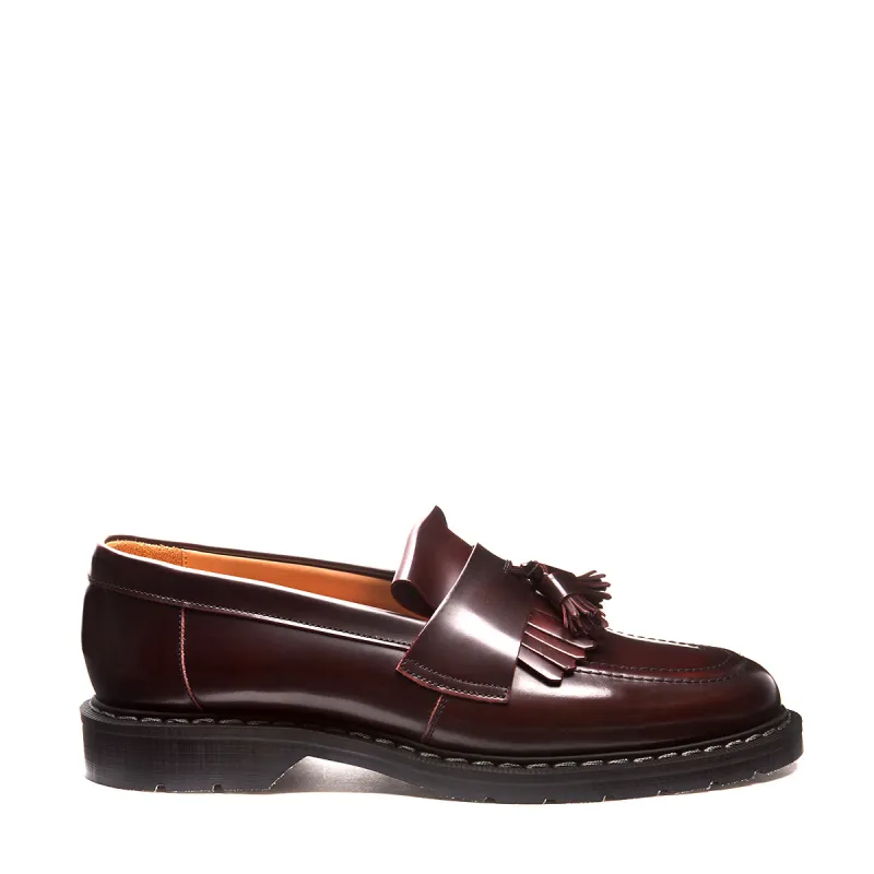 Burgundy Rub-Off Tassel Loafer sold by Solovair
