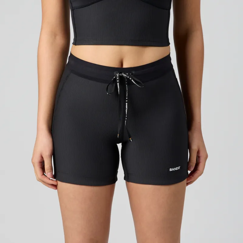 Cadence™ 5" Women's Compression Shorts - Black sold by Bandit Running