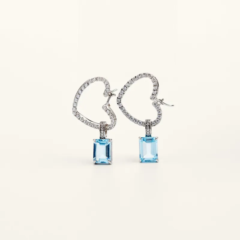 Tranquility Blue Drop Earrings sold by Jescojes