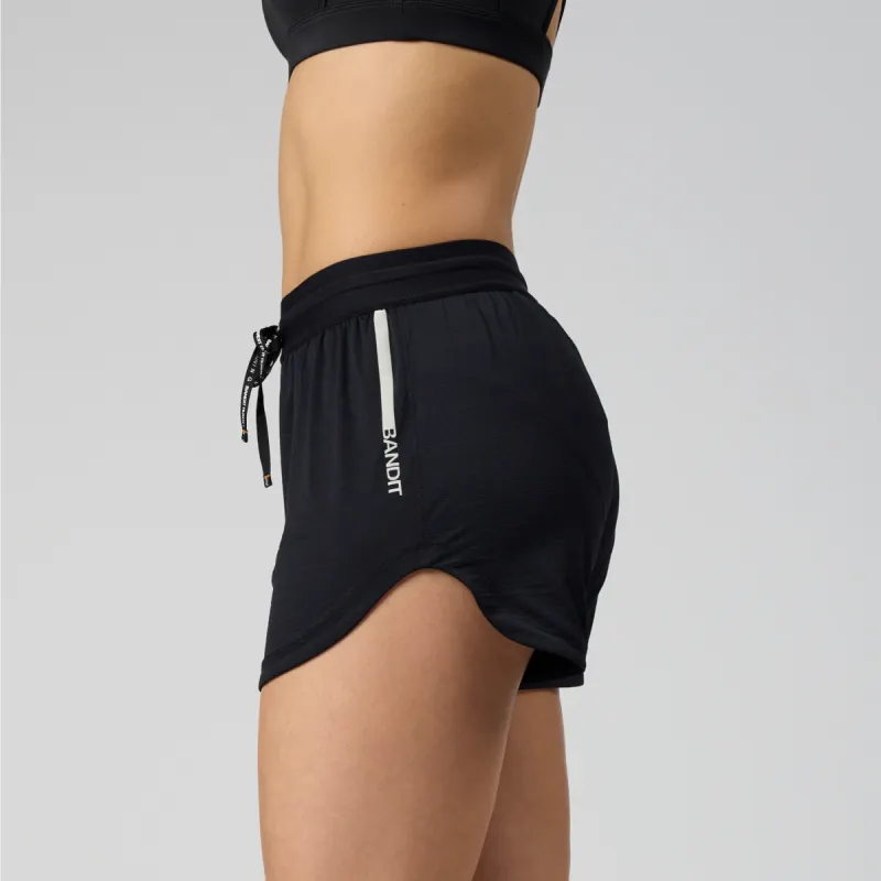 Litewave™ 4" Wave Short - Women's, Black sold by Bandit Running