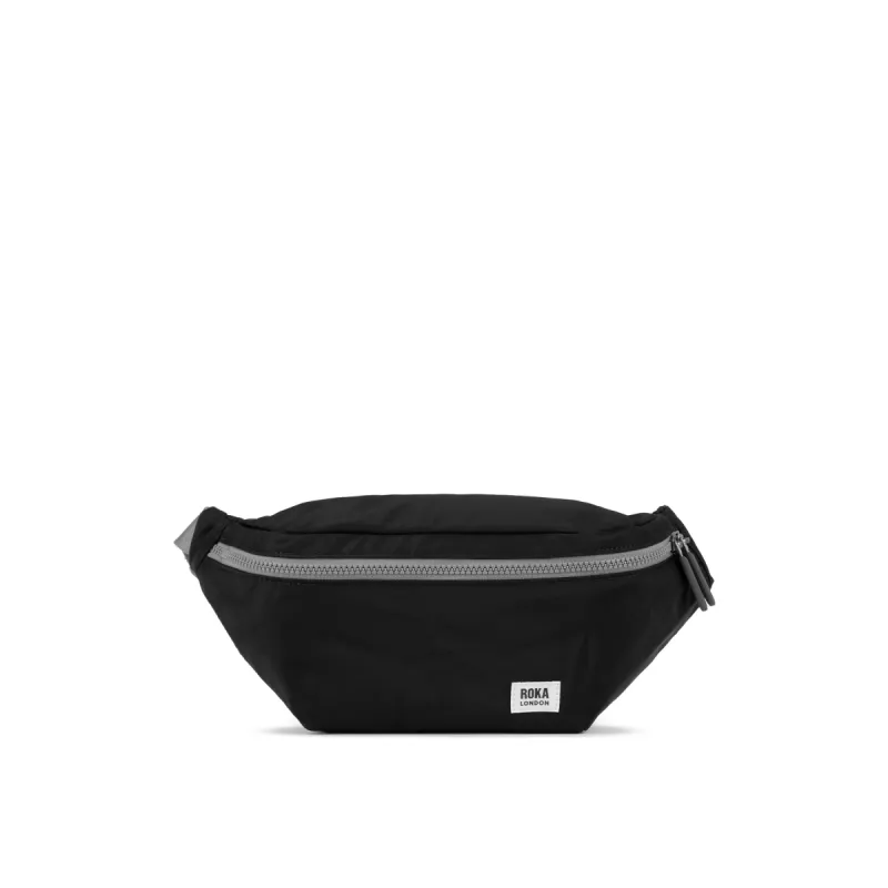 ROKA Jubilee Medium Recycled Nylon Bag - Black sold by The Foot Factory