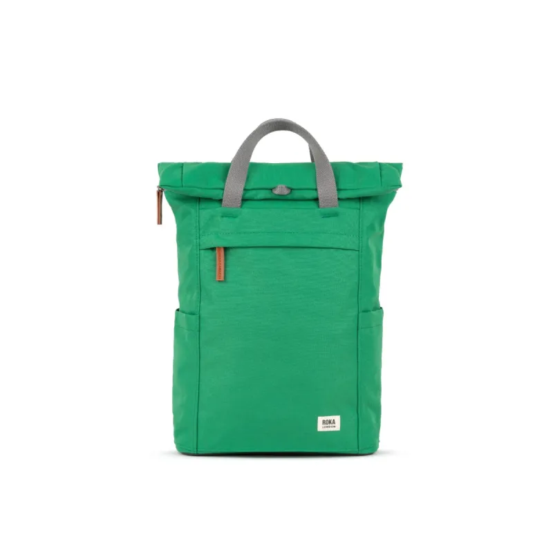 ROKA Finchley A Mountain Green Medium Recycled Canvas Bag sold by The Foot Factory