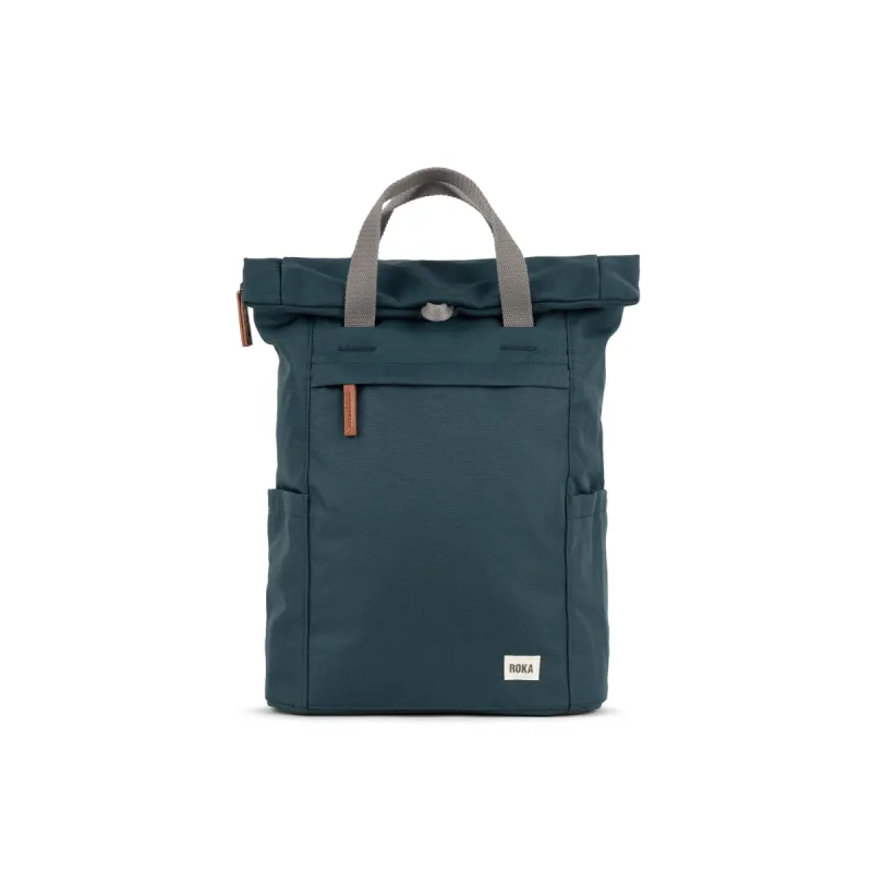 ROKA Finchley A Smoke Medium Recycled Canvas Bag - OS sold by The Foot Factory