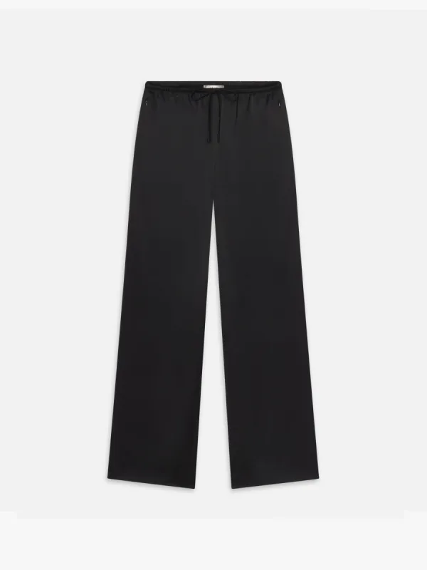 The Silk Lounge Pant -- Black sold by Frame Denim