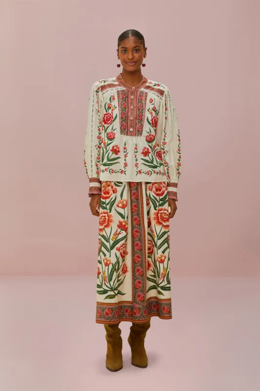 Off-White Ainika Delicate Blouse sold by FARM Rio