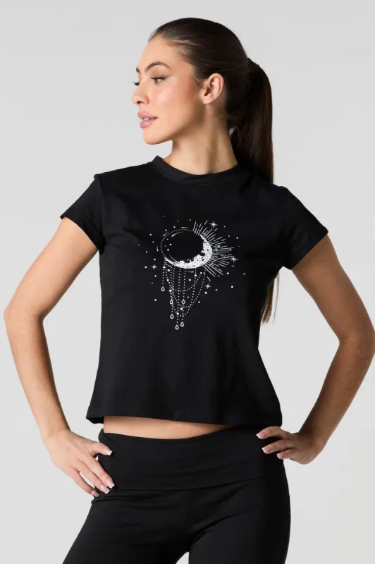 T-shirt à imprimé de lune sold by Urban Planet