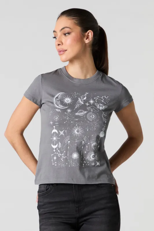 T-shirt ajusté à imprimé Mystic sold by Urban Planet