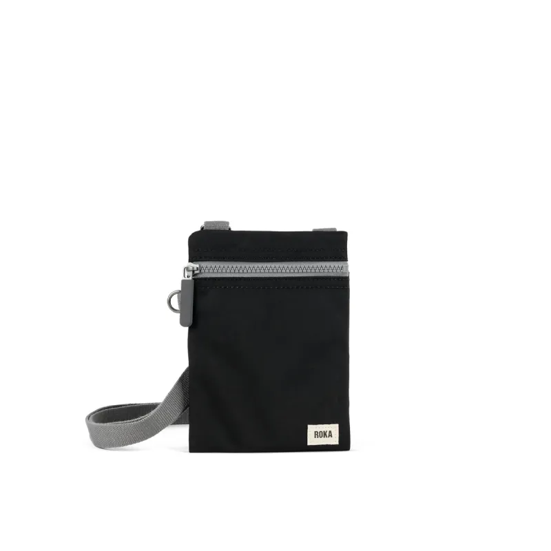 ROKA Chelsea Black Recycled Nylon Bag - OS sold by The Foot Factory
