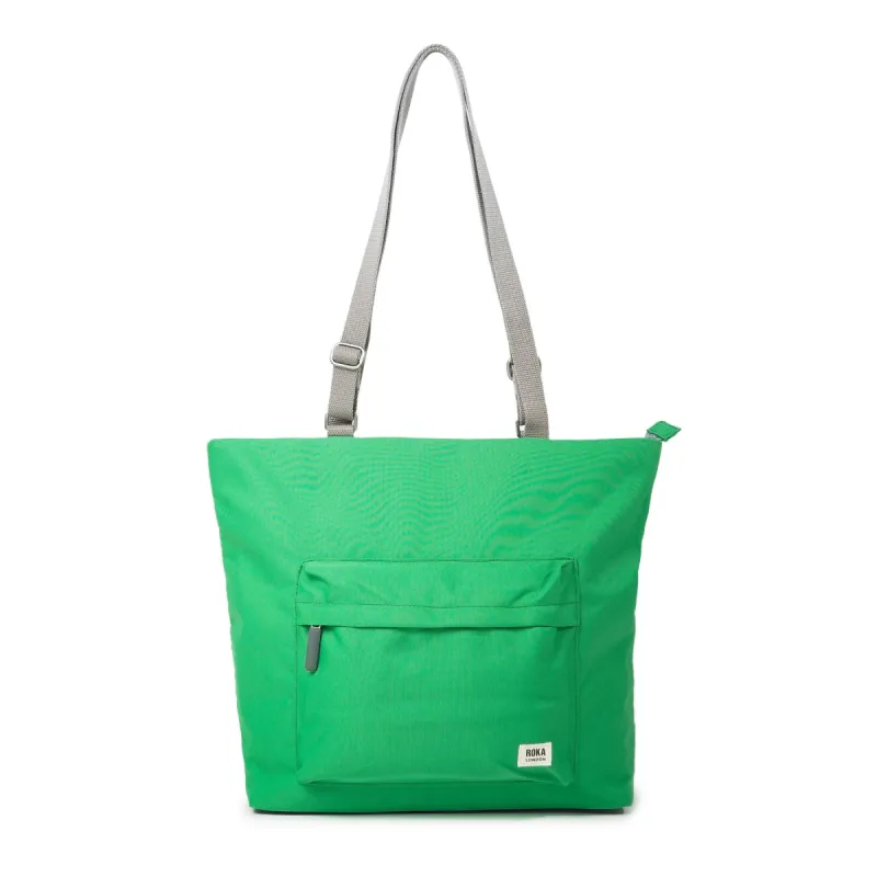 ROKA Trafalgar B Mountain Green Recycled Canvas Bag sold by The Foot Factory
