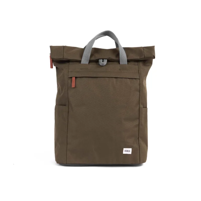 ROKA Finchley A Moss Large Recycled Canvas Bag - OS sold by The Foot Factory